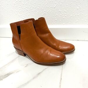 Cole Haan Tan Leather Abbot Ankle‎ Booties 9.5